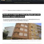 NUEVO EXITO. VENTA DE 14 PISOS DEL SAREB AL AYUNTAMIENTO DE GANDIA.